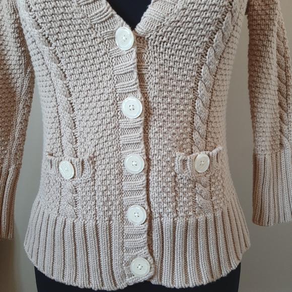 Banana Republic Cable Knit Cardigan - Picture 4 of 5